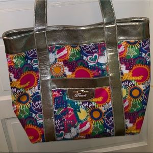 multicolor tote
